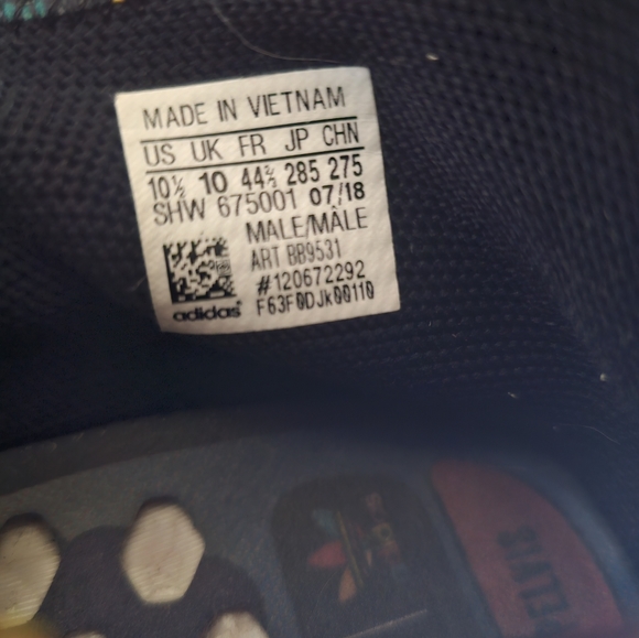 Adidas x Pharrell Williams HU sneakers 10.5 - Picture 3 of 8